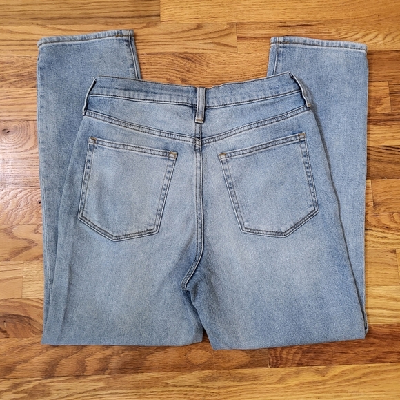 J.Crew Essential Straight Mid Wash All Day Stretch High Rise(28) - Picture 3 of 10